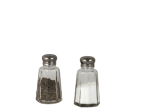 Standard Glass Salt & Pepper Shakers