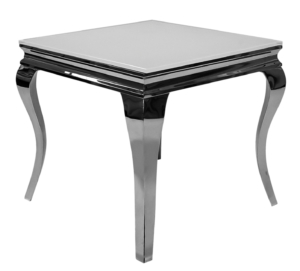 Steel & Glass End Table