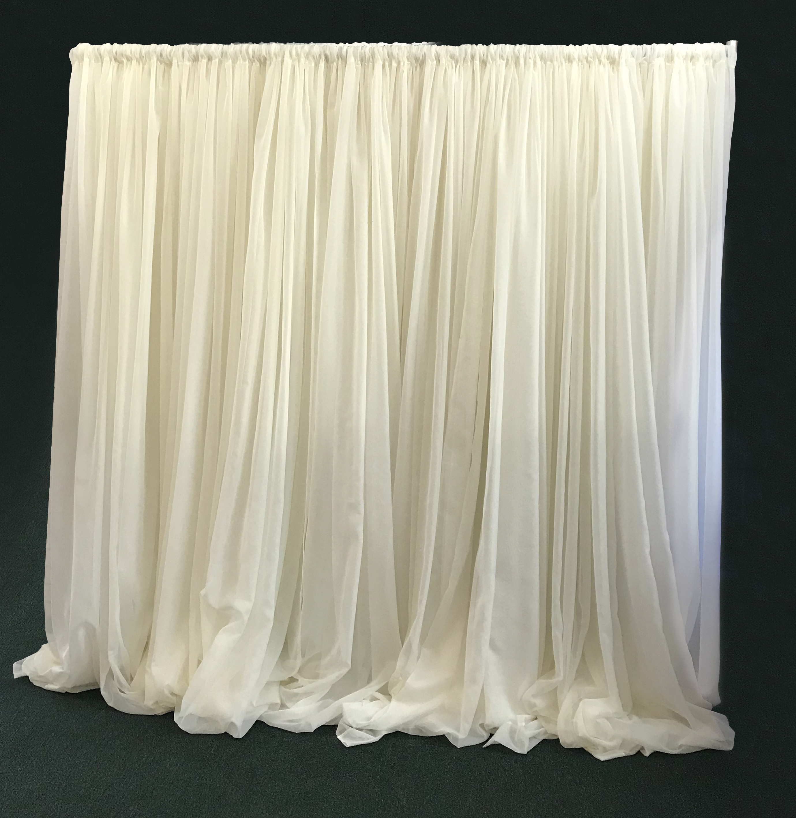 10' x 10 DIY Fabric Draping Backdrop Kit - All Occasions Party Rentals