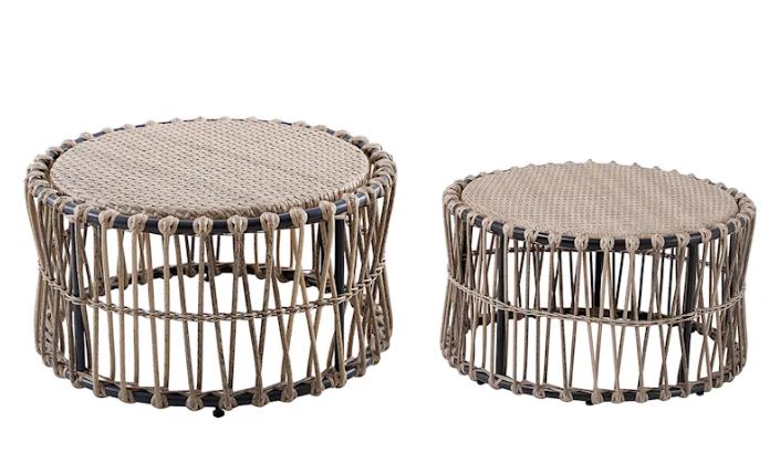 SM and LG Wicker Coffee Tables