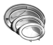 Smooth Stainless Oval Various Sizes
