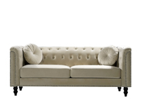 Chesterfield Sofa - Ivory