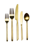 Gold Plated Gatsby Flatware